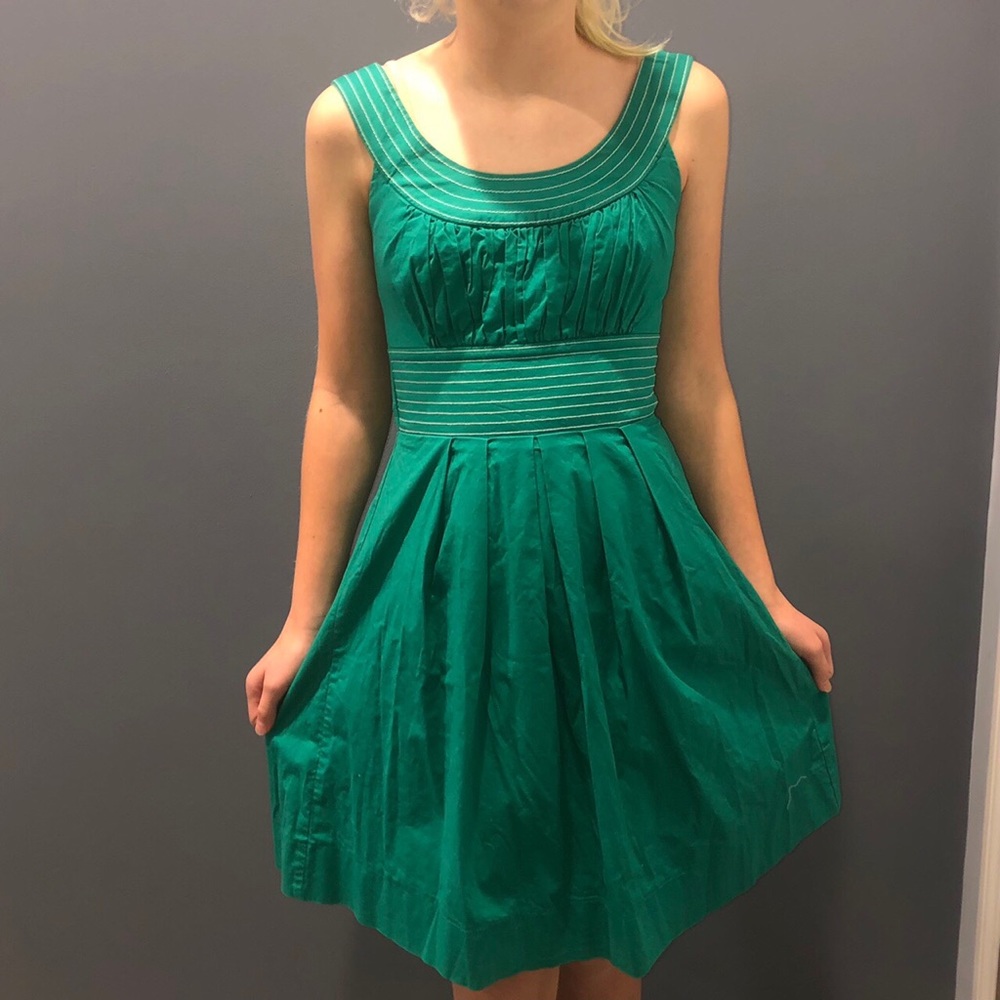 maurice’s casual sleeveless green dress size xs